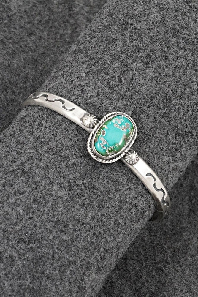 Turquoise & Sterling Silver Bracelet - Samuel Yellowhair