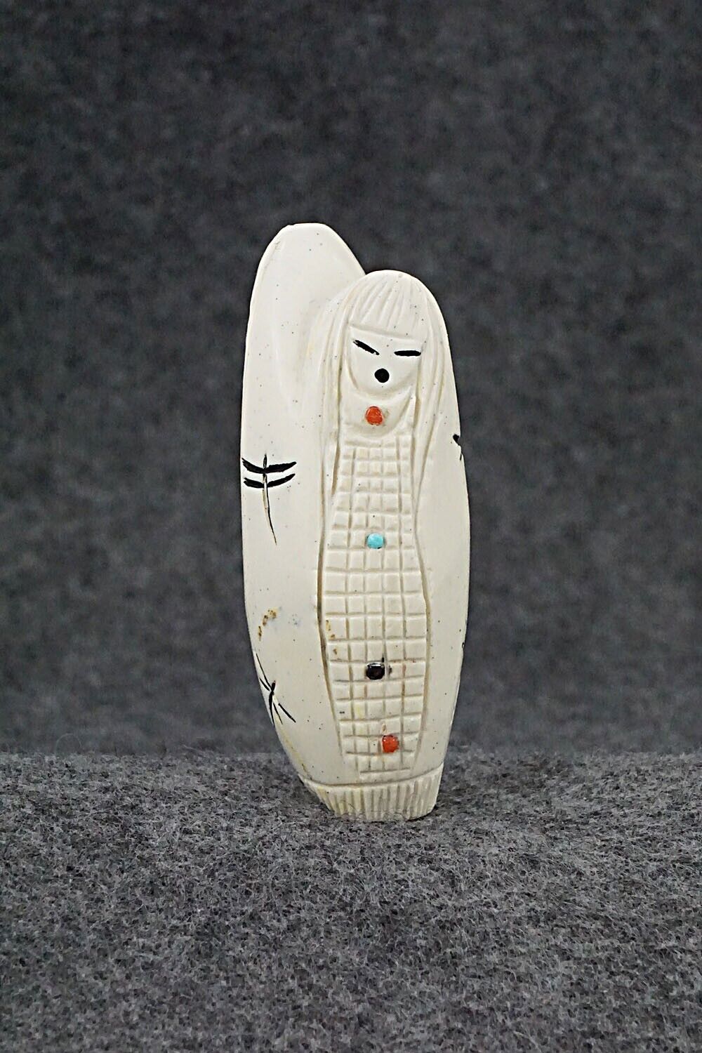 Corn Maiden Zuni Fetish Carving - Sandra Quandelacy