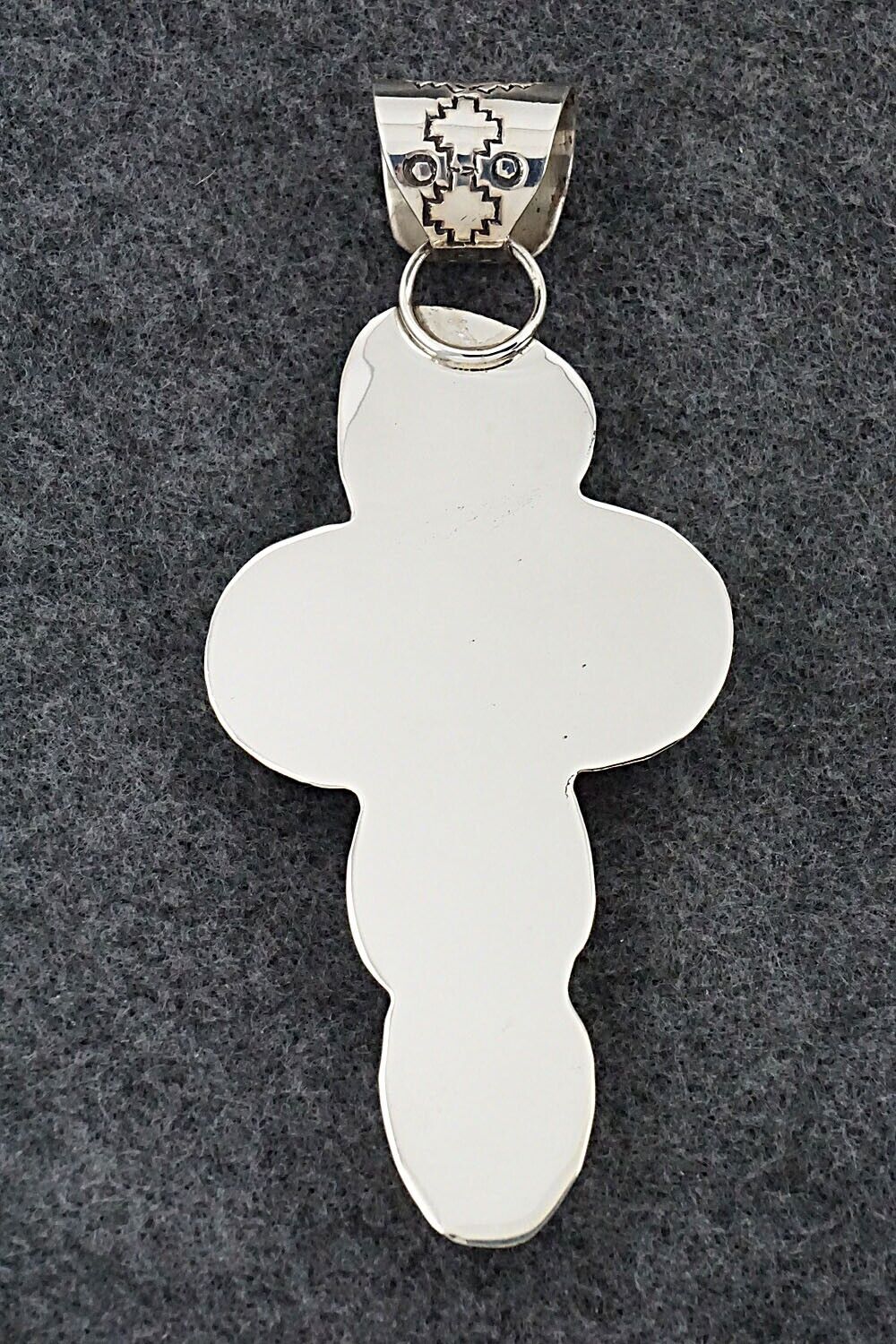 White Buffalo & Sterling Silver Pendant - Maria Bahe