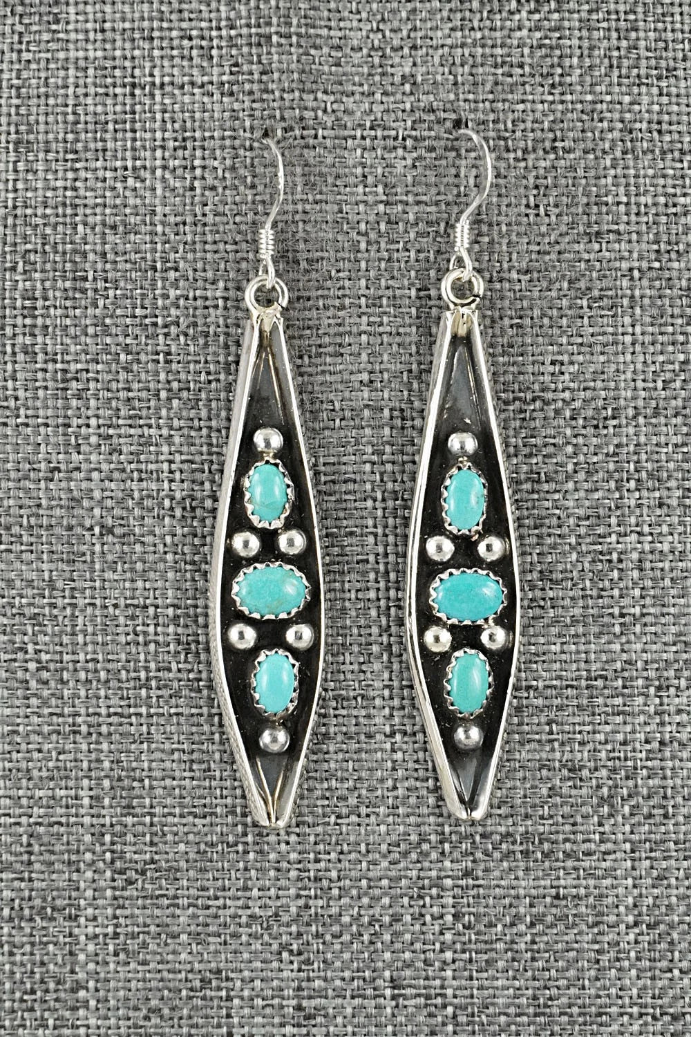 Turquoise & Sterling Silver Earrings - Paul Largo
