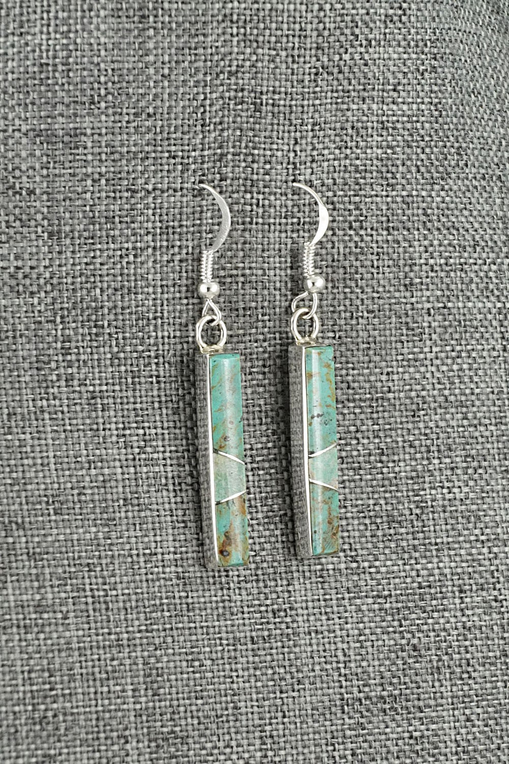 Turquoise & Sterling Silver Earrings - Marilyn Yazzie