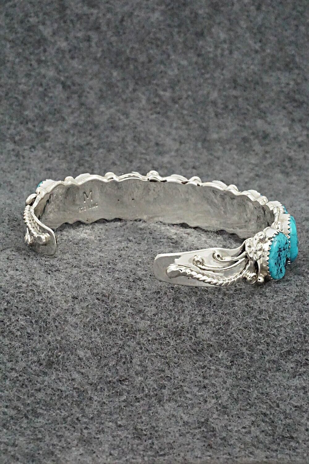 Turquoise & Sterling Silver Bracelet - Martin Muskett