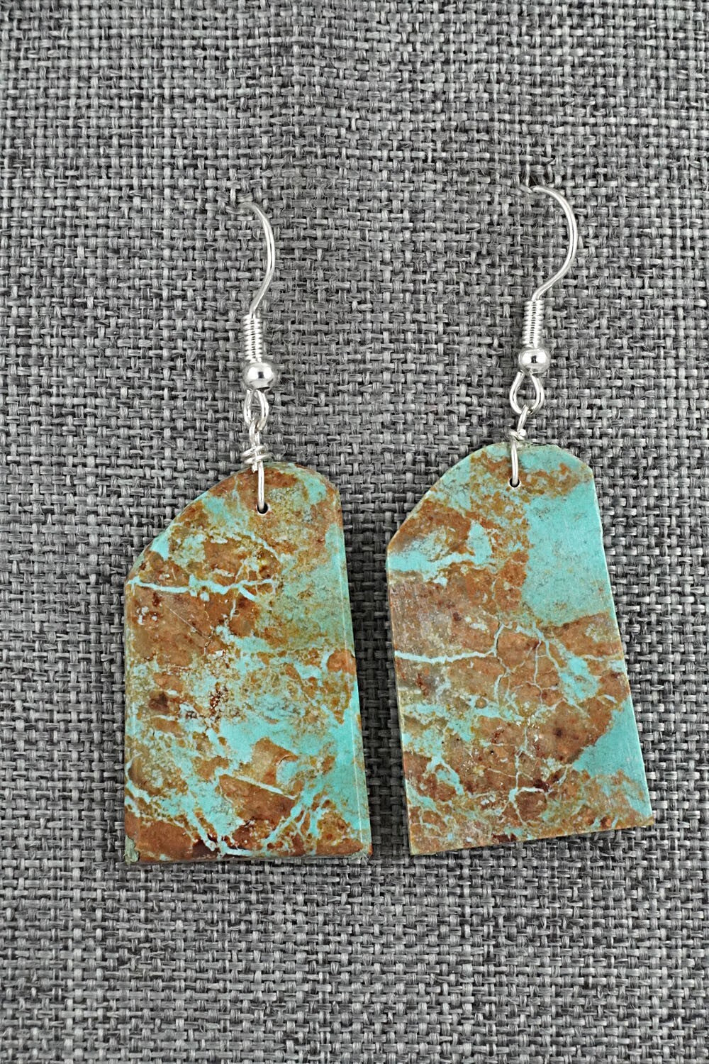 Turquoise & Sterling Silver Earrings - Tammy Nolcot