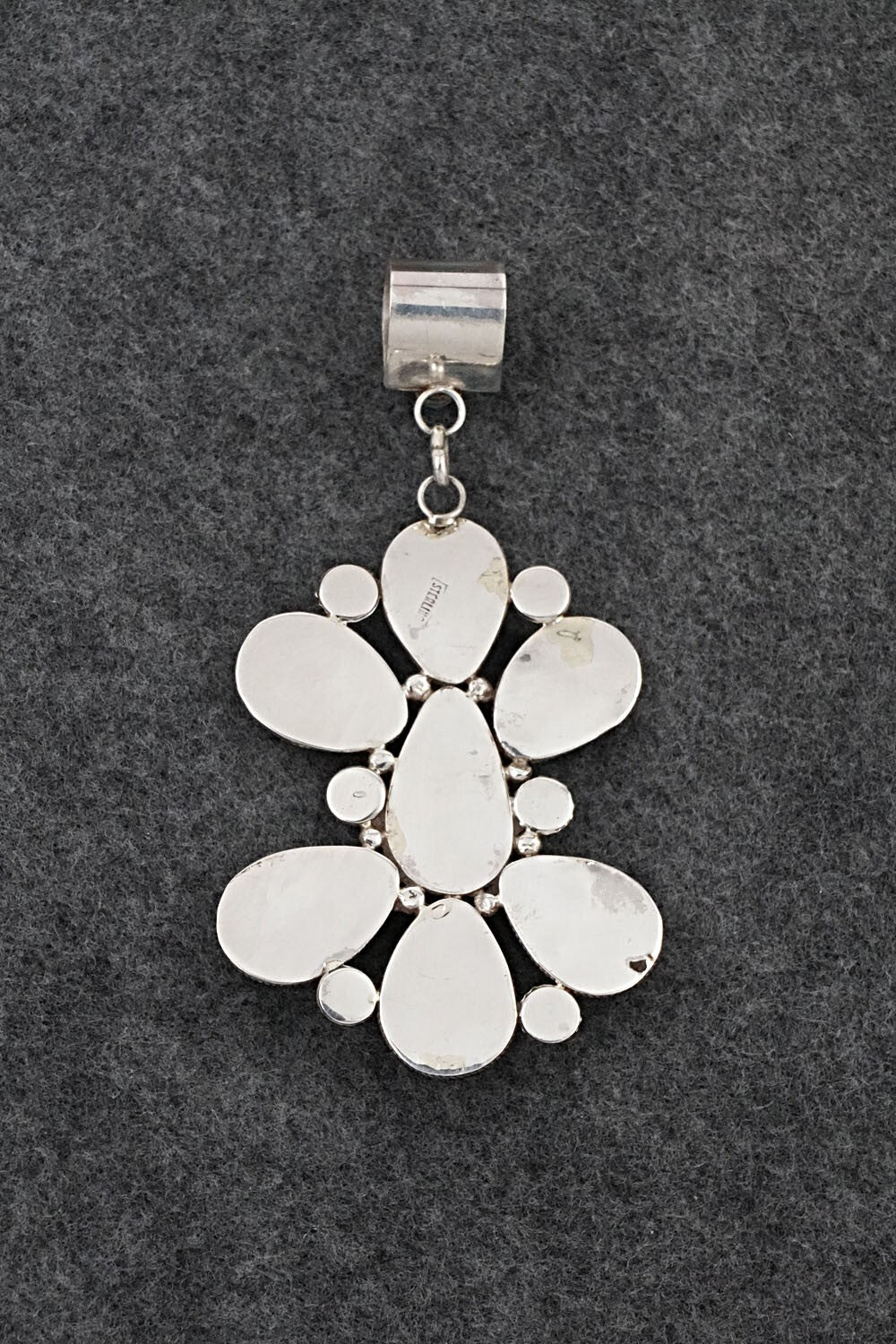 Turquoise & Sterling Silver Pendant - Ernest Hawthorne