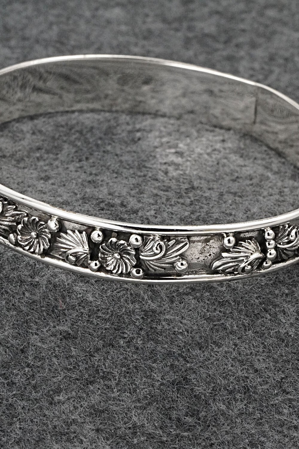 Sterling Silver Bangle Bracelet - Sadie Jim