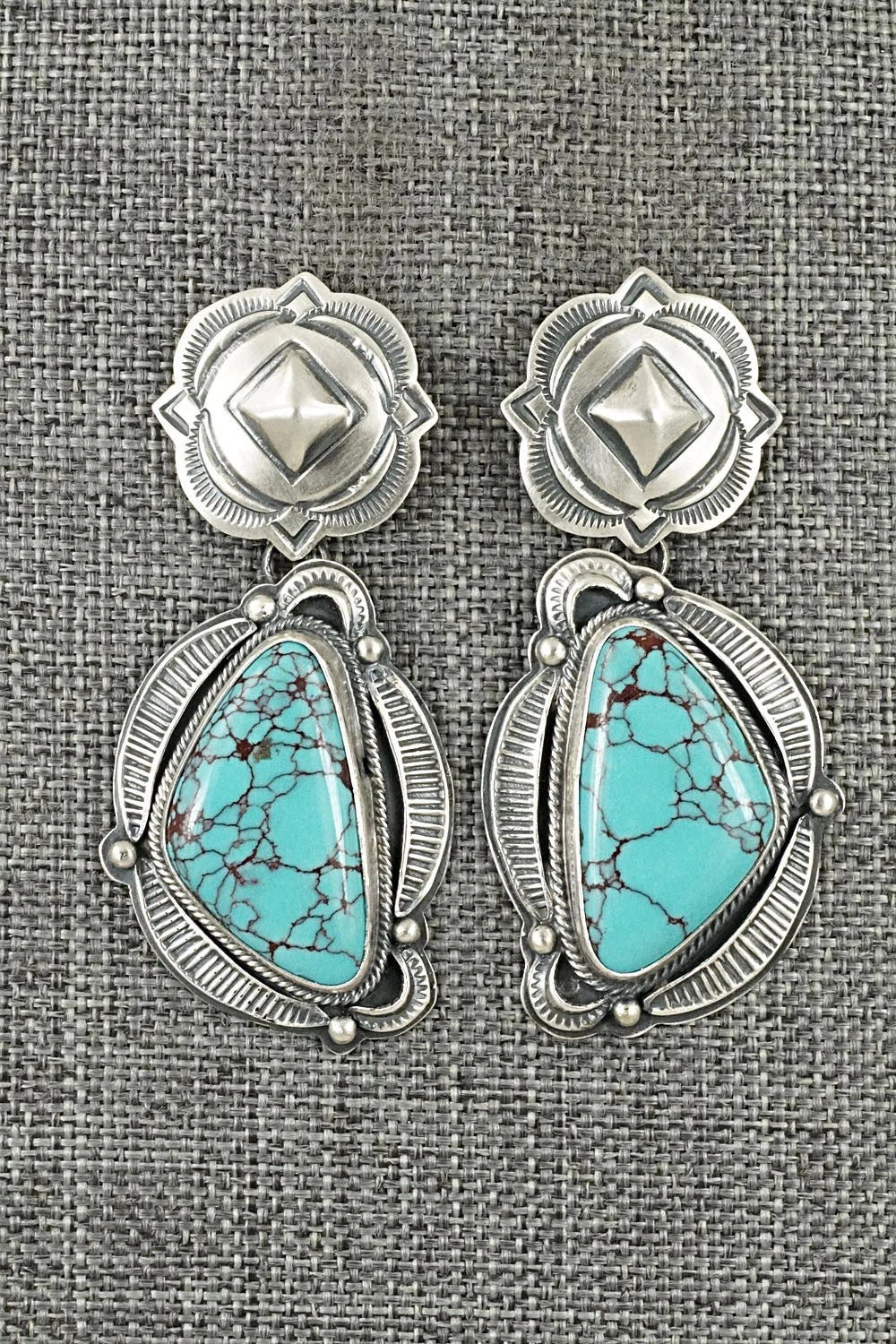 Turquoise & Sterling Silver Earrings - Randy Boyd