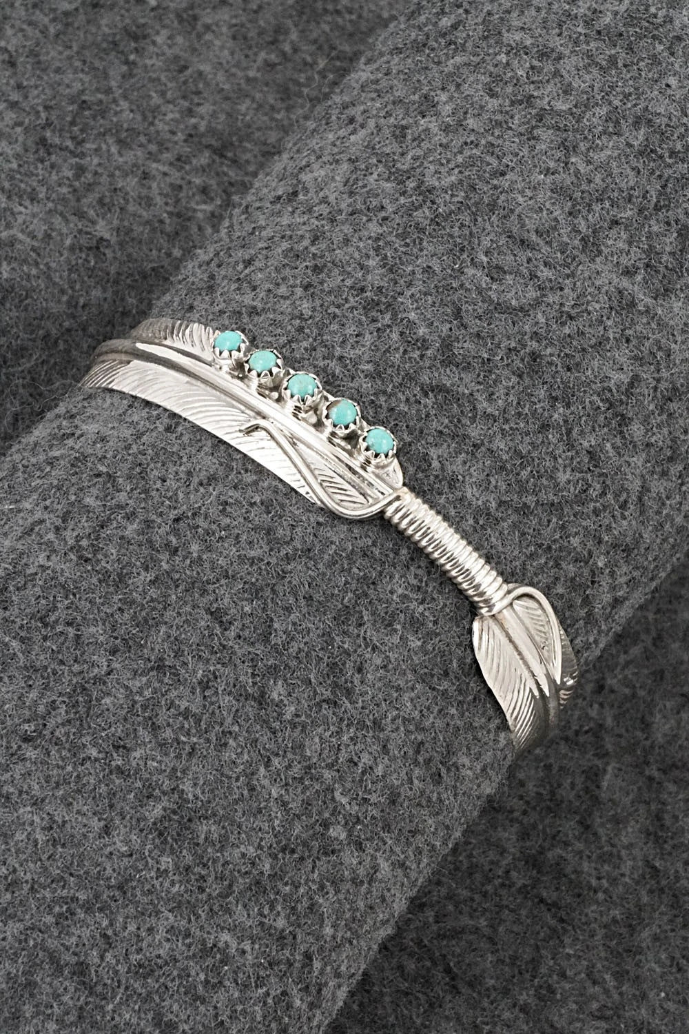 Turquoise and Sterling Silver Bracelet - Aaron Davis