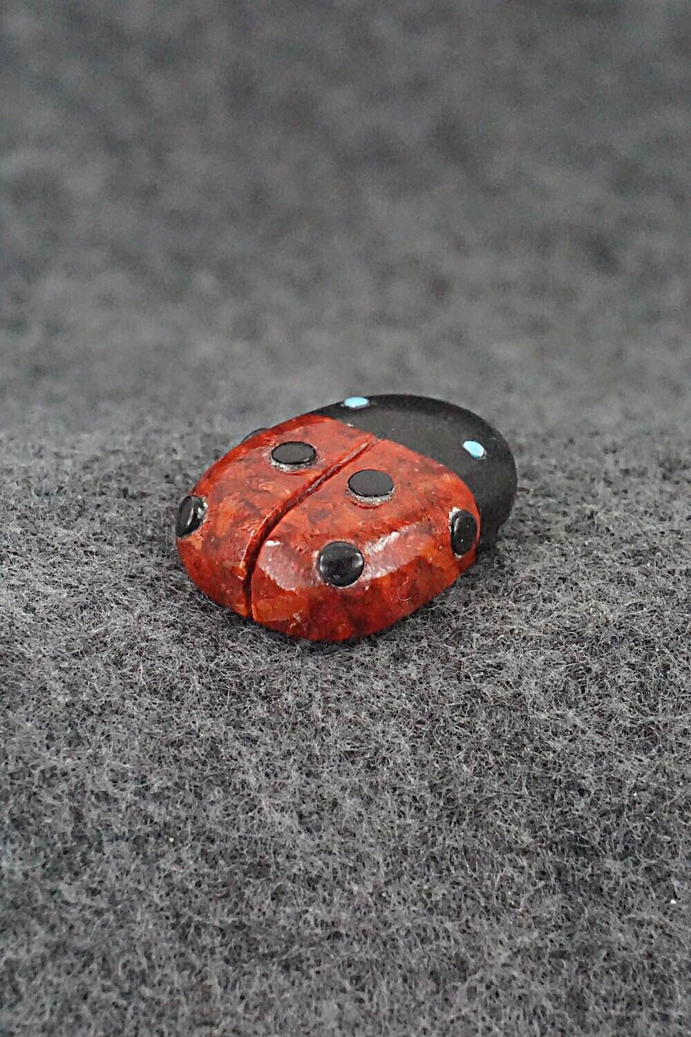 Ladybug Zuni Fetish Carving - Reynold Lunasee