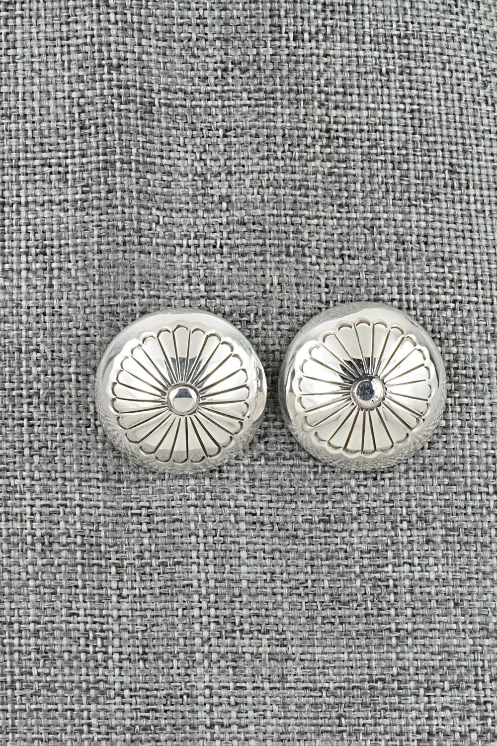 Sterling Silver Earrings - Marie Yazzie