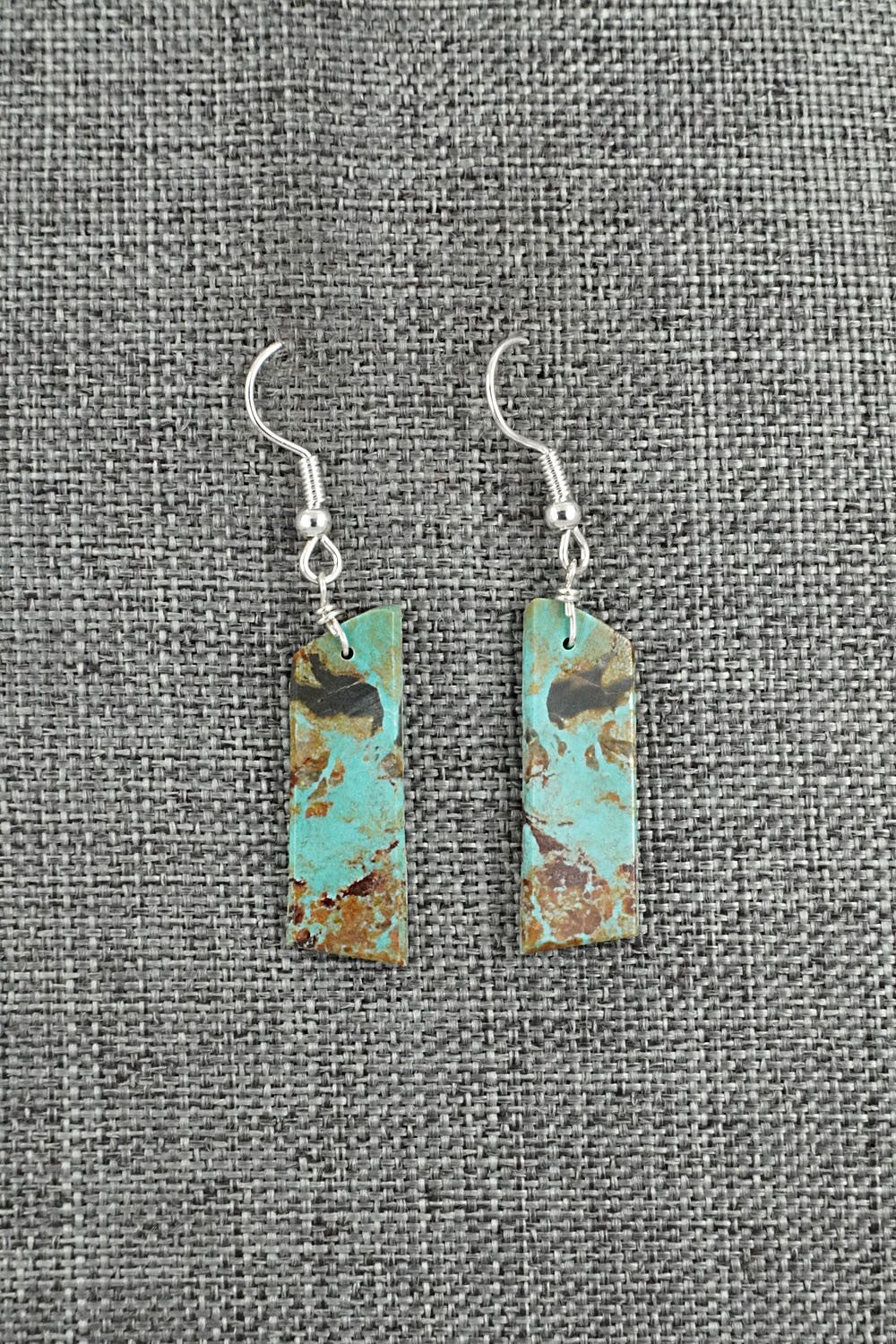 Turquoise & Sterling Silver Earrings - Tammy Nolcot