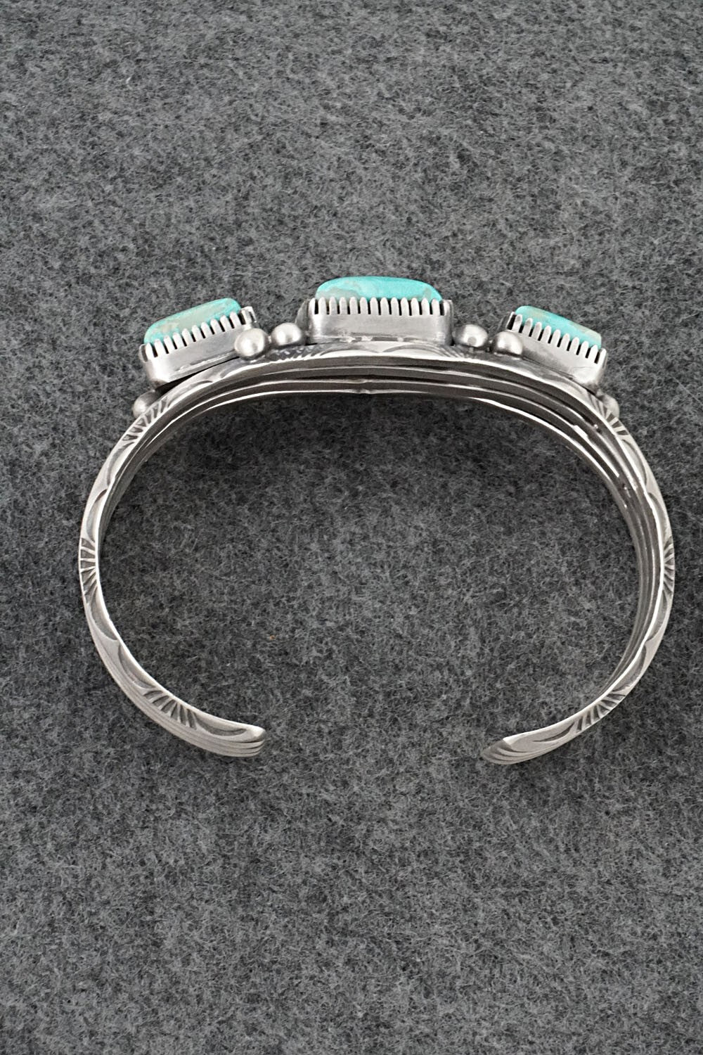 Turquoise & Sterling Silver Bracelet - Mark Yazzie