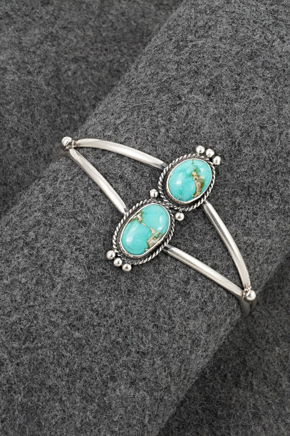 Turquoise & Sterling Silver Bracelet - Rena Begay