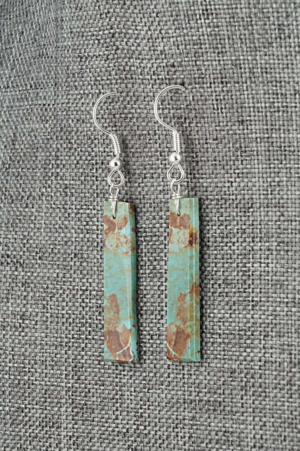 Turquoise & Sterling Silver Earrings - Tammy Nolcot