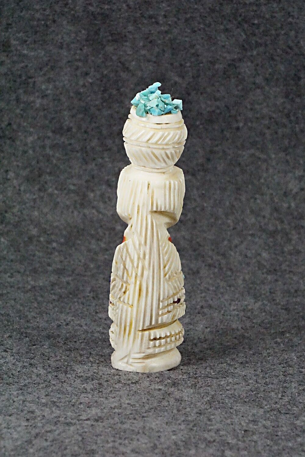 Corn Maiden Zuni Fetish Carving - Carl Etsate