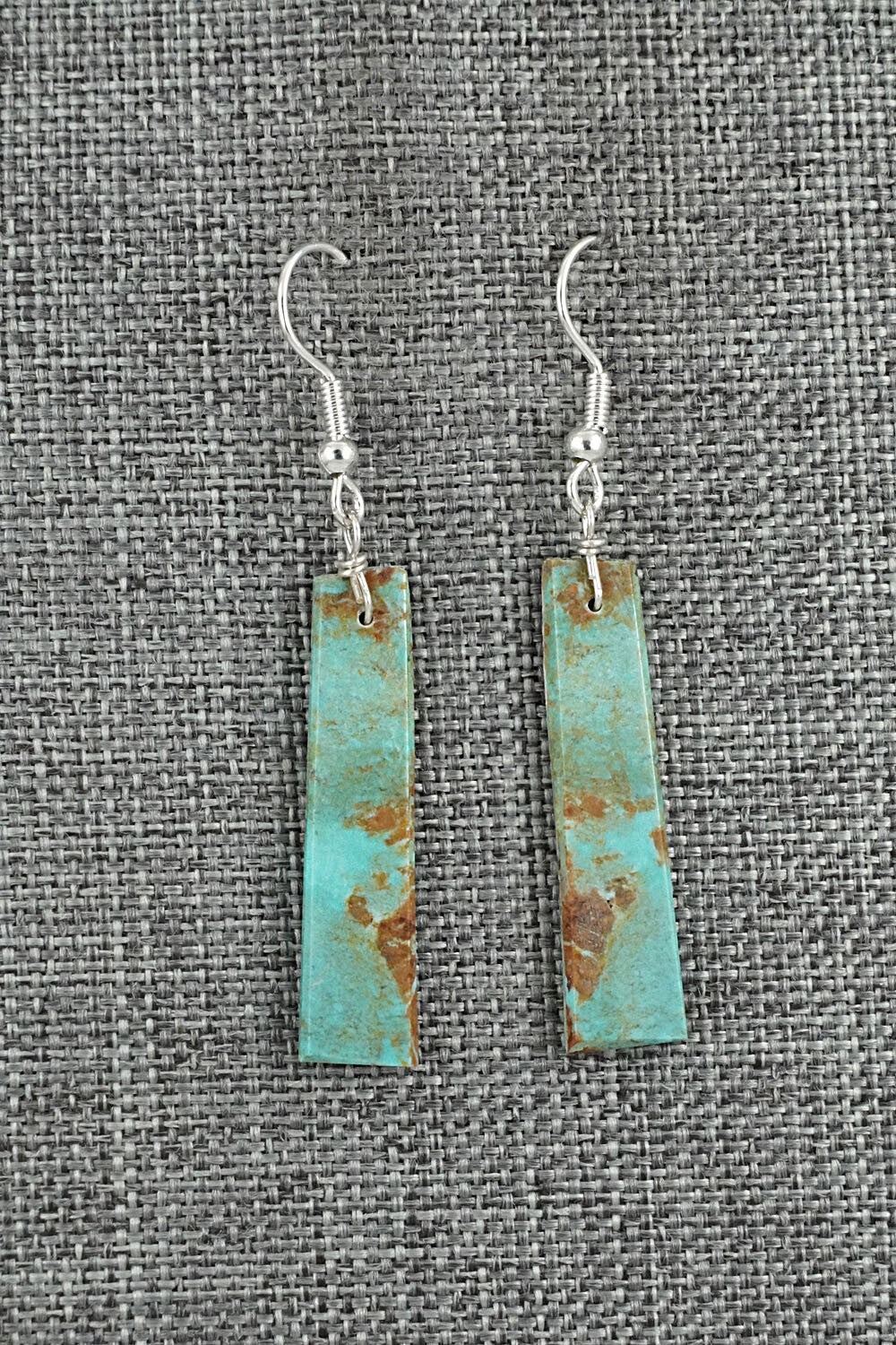 Turquoise & Sterling Silver Earrings - Tammy Nolcot