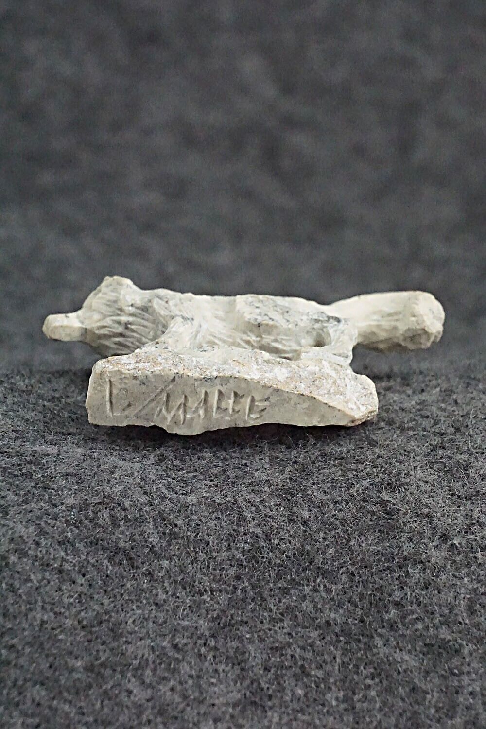 Wolf Zuni Fetish Carving - Lewis Malie