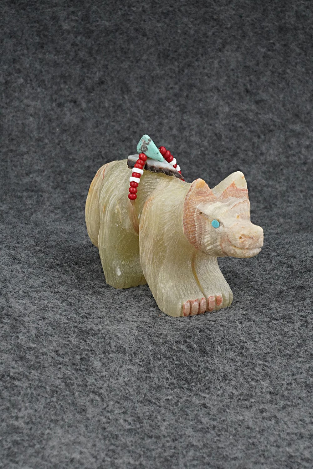 Wolf Zuni Fetish Carving - Douglas Martza