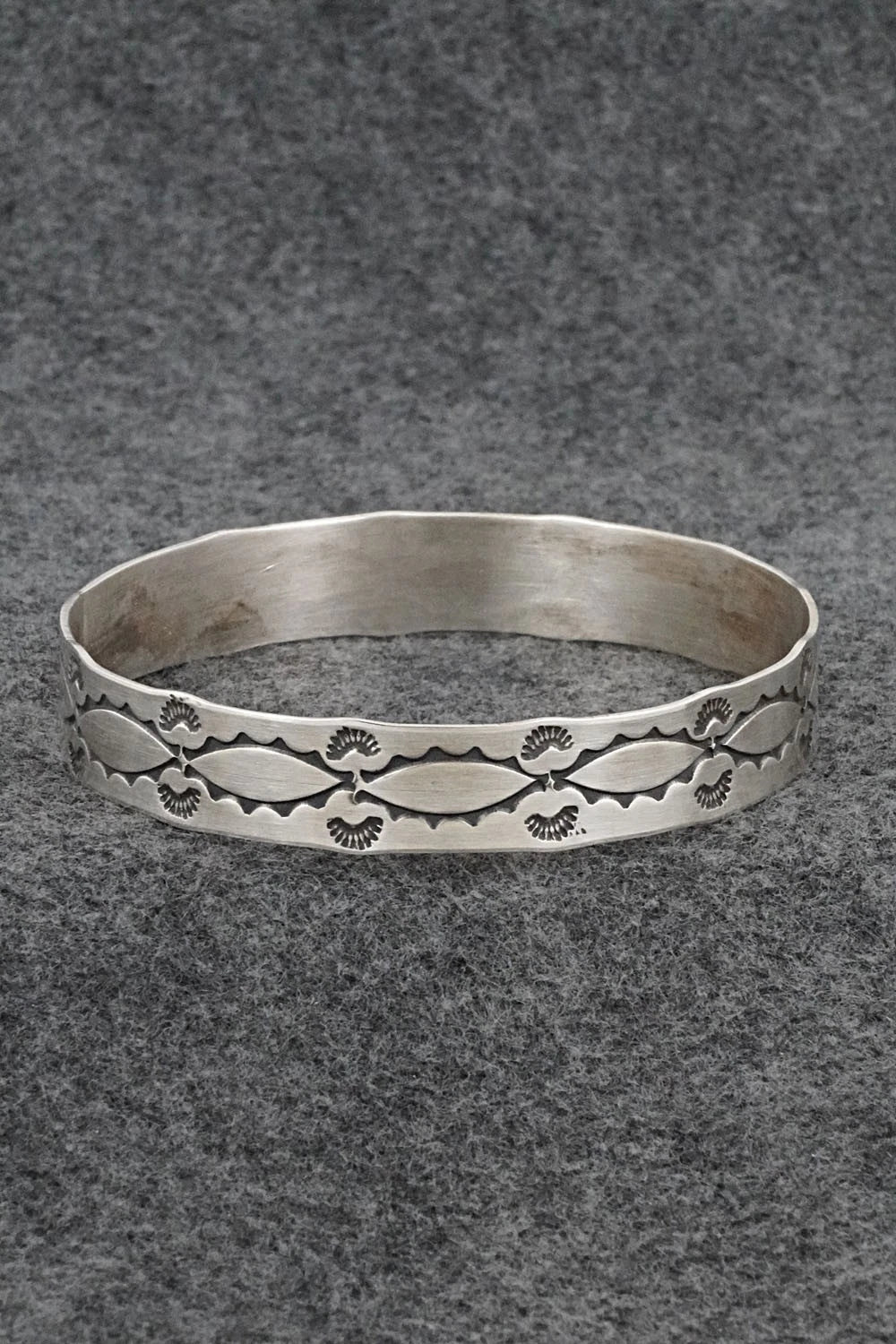 Sterling Silver Bangle Bracelet - Jerry Sandoval