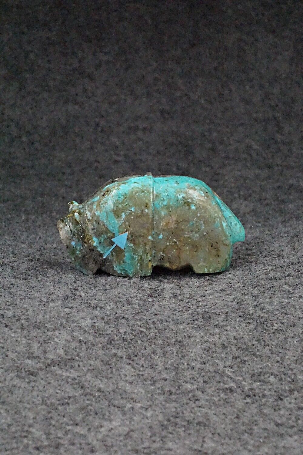 Buffalo Zuni Fetish Carving - Abby Quam Panteah