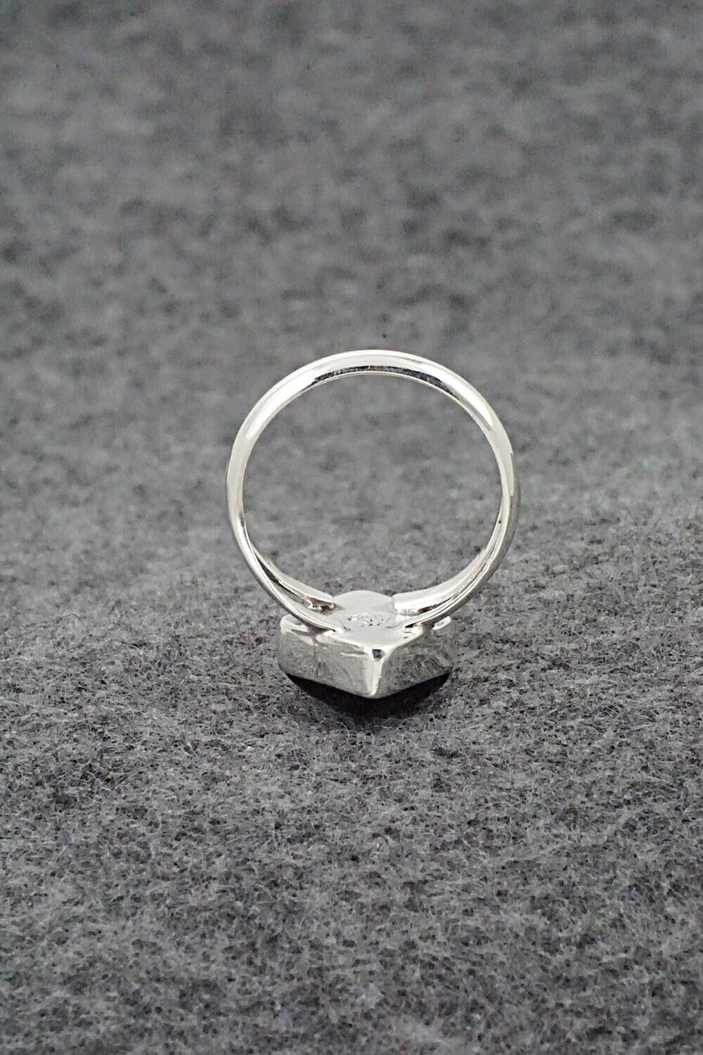 Onyx & Sterling Silver Ring - Letricia Largo - Size 7.25
