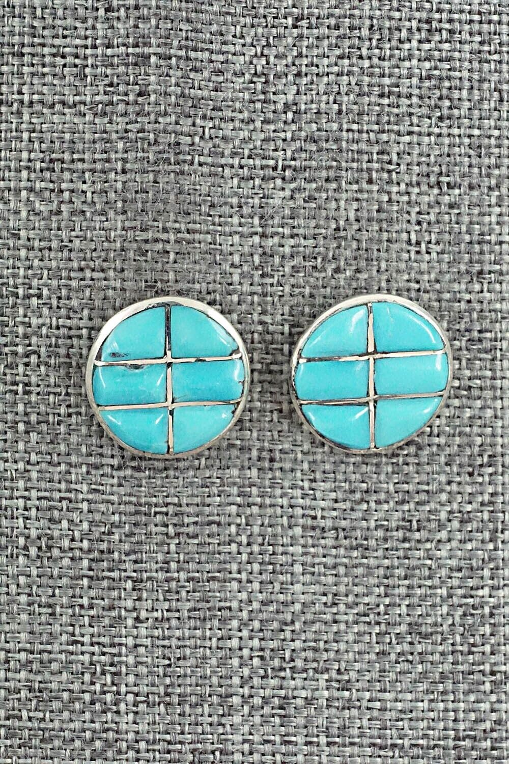 Turquoise & Sterling Silver Earrings - Lily Malani