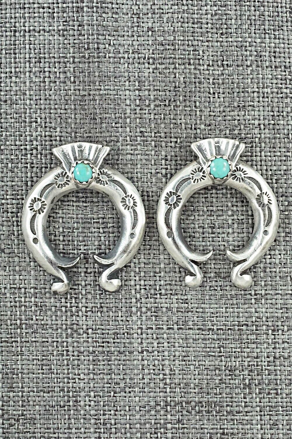 Turquoise & Sterling Silver Earrings - Paige Gordon