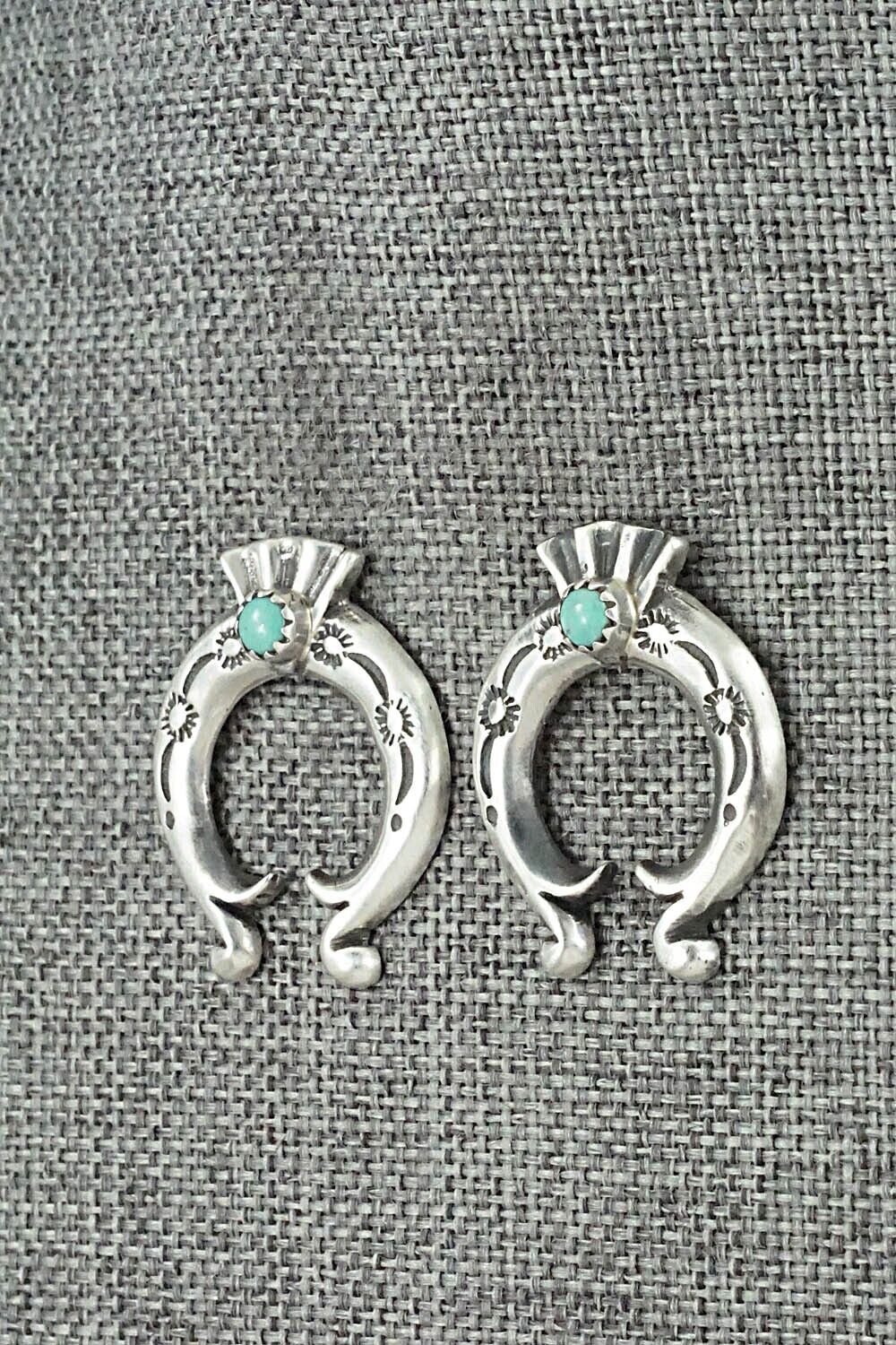 Turquoise & Sterling Silver Earrings - Paige Gordon