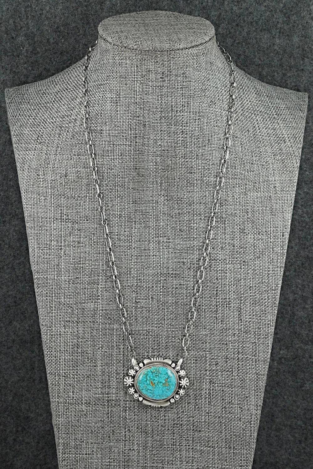 Turquoise & Sterling Silver Necklace - Daniel Benally