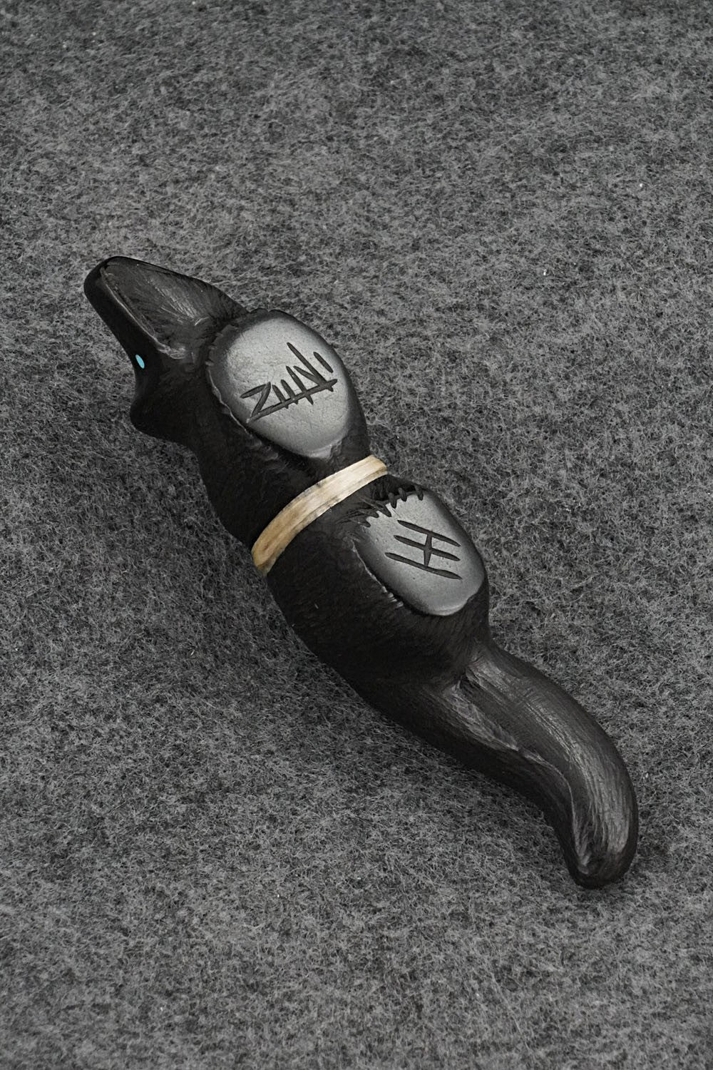 Wolf Zuni Fetish Carving - Herbert Halate