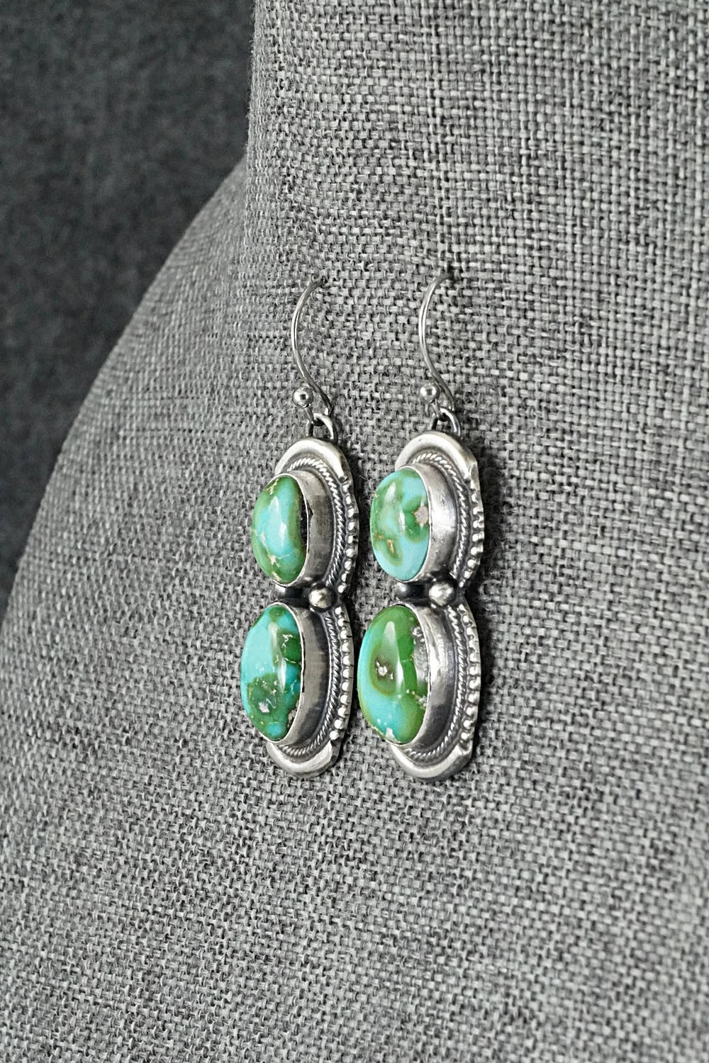 Turquoise & Sterling Silver Squash Blossom Set - Kathleen Livingston