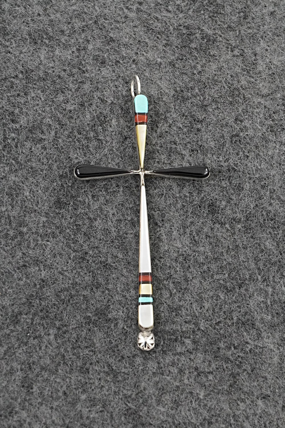 Multi-Stone & Sterling Silver Pendant - Sylvester Noche