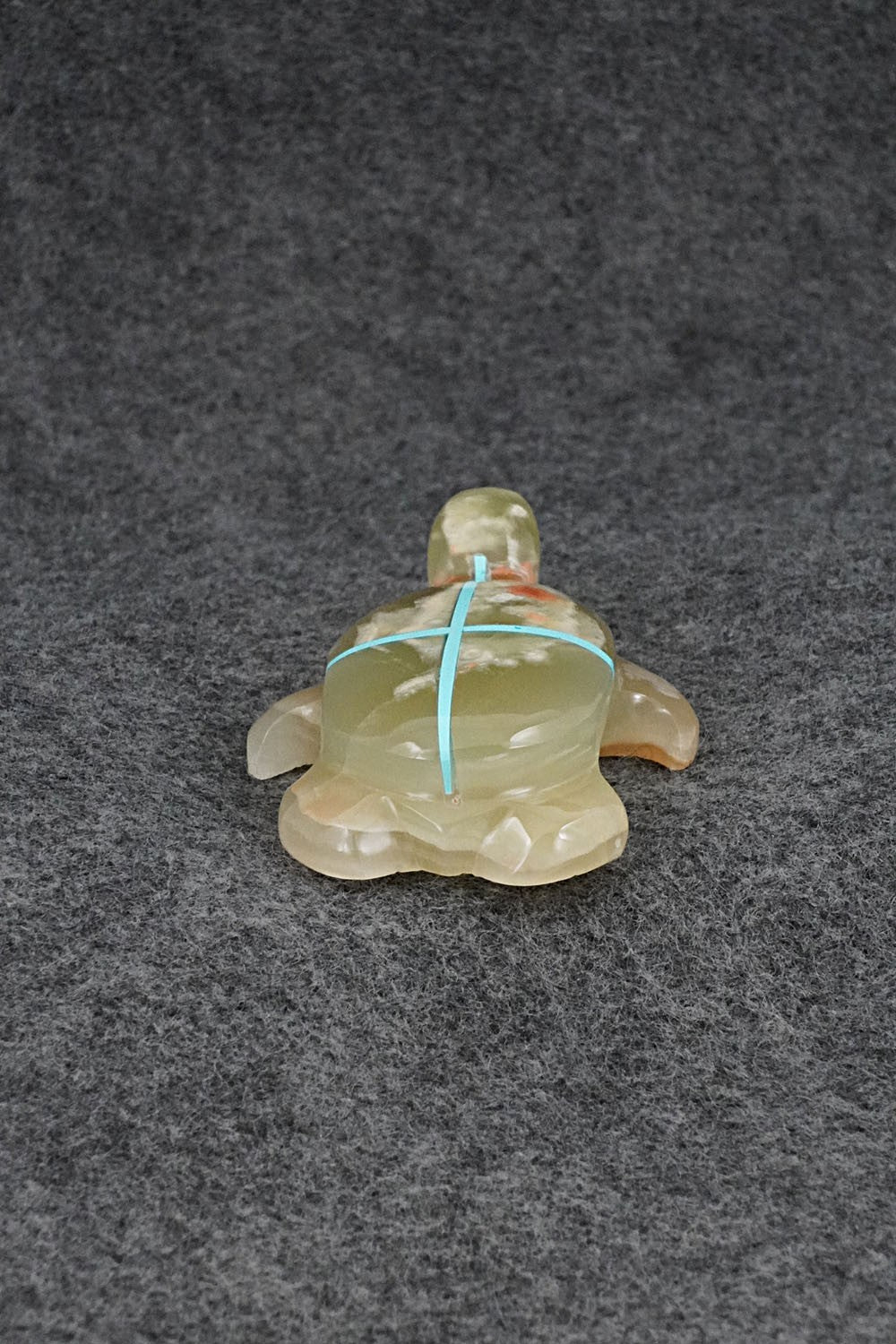 Turtle Zuni Fetish Carving - Kenric Laiwakete