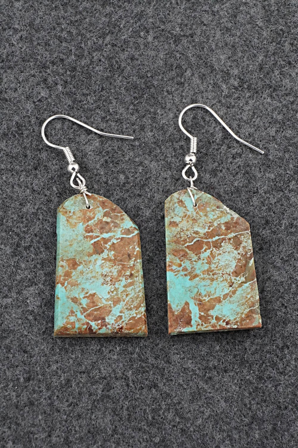 Turquoise & Sterling Silver Earrings - Tammy Nolcot