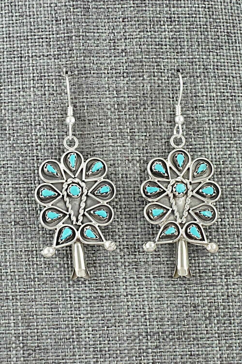 Turquoise & Sterling Silver Earrings - Tricia Leekity