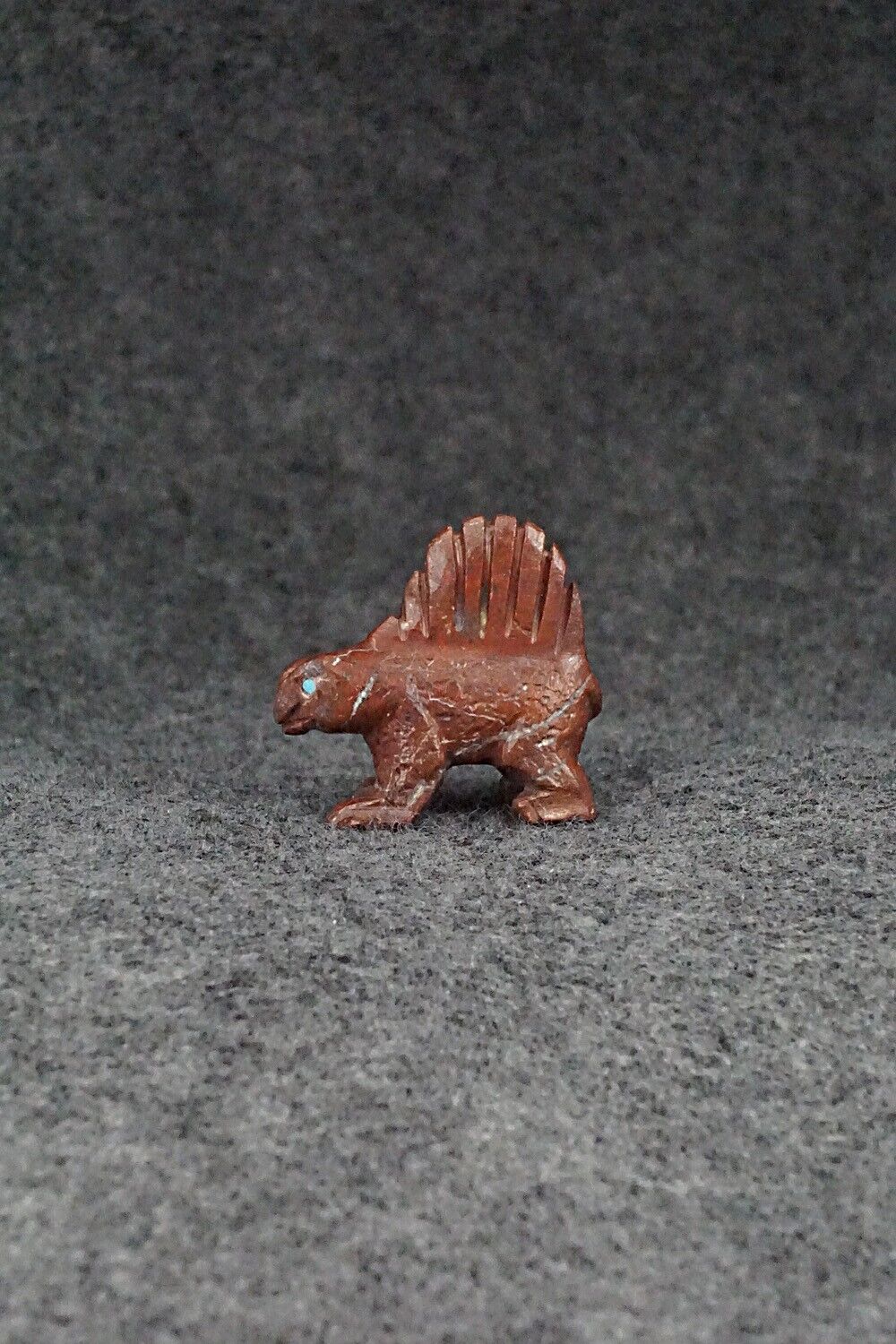 Dinosaur Zuni Fetish Carving - Lindsey Cheama