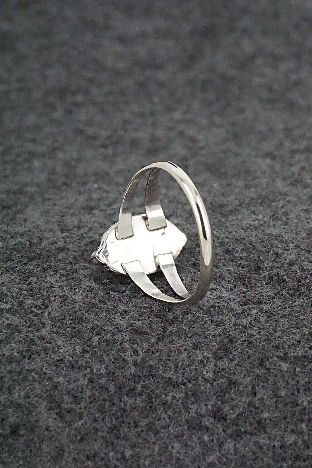 Turquoise & Sterling Silver Ring - Alice Rose Saunders - Size 8.75