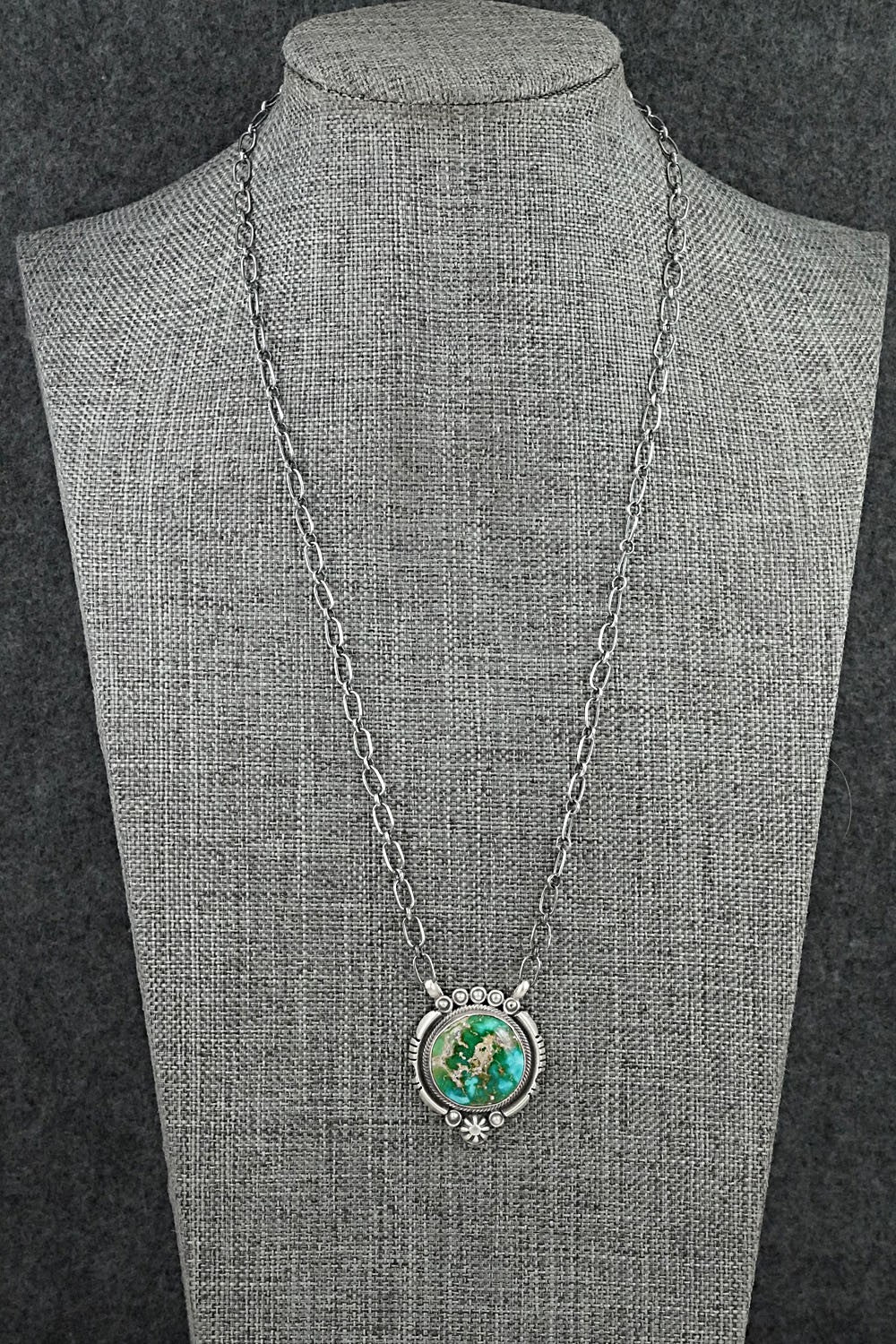 Turquoise & Sterling Silver Necklace - Daniel Benally