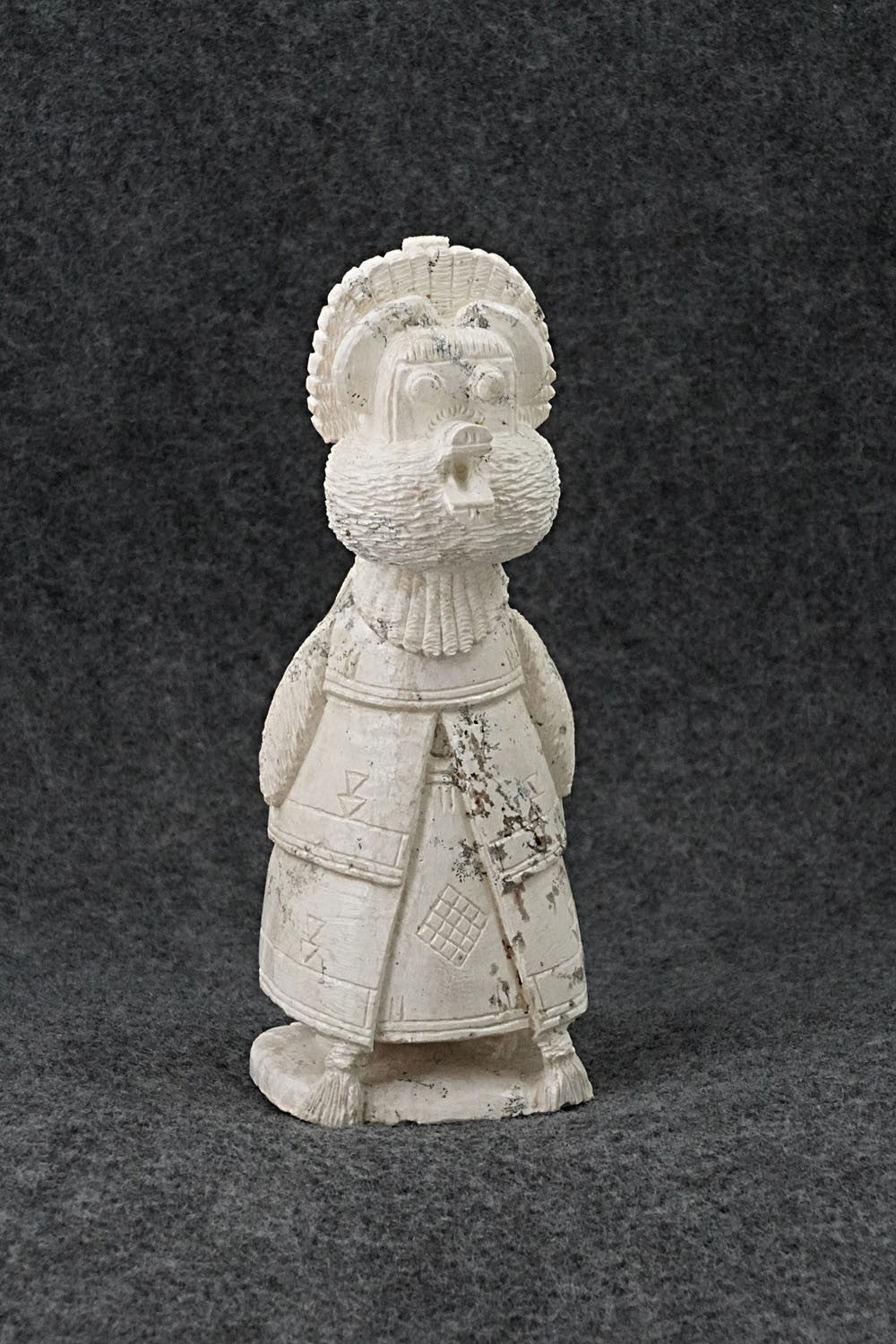Shalako Dancer Zuni Fetish Carving - Florentino Martinez