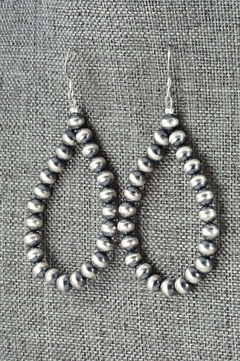 Sterling Silver Beaded Earrings - Louise Joe
