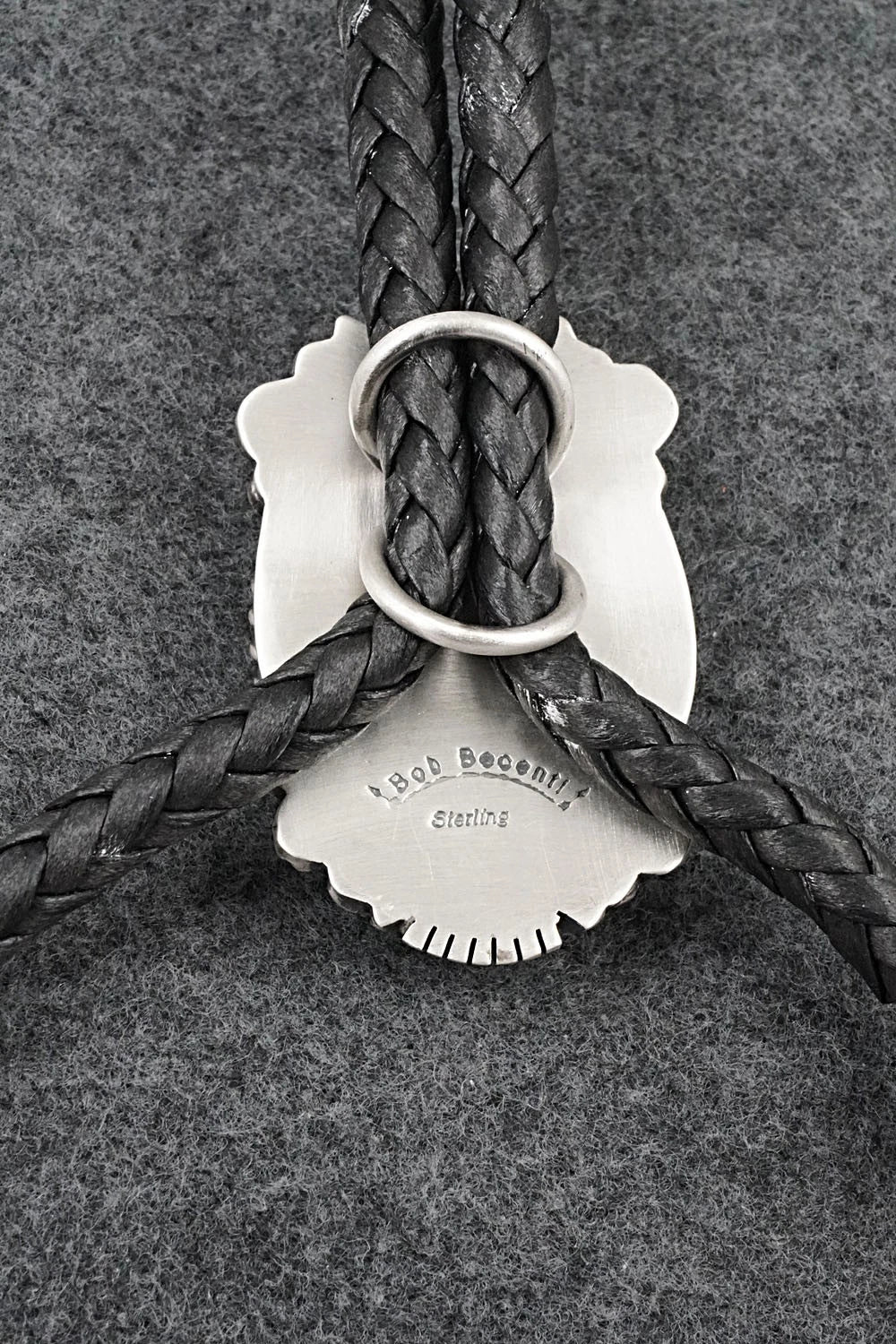Turquoise & Sterling Silver Bolo Tie - Bob Becenti