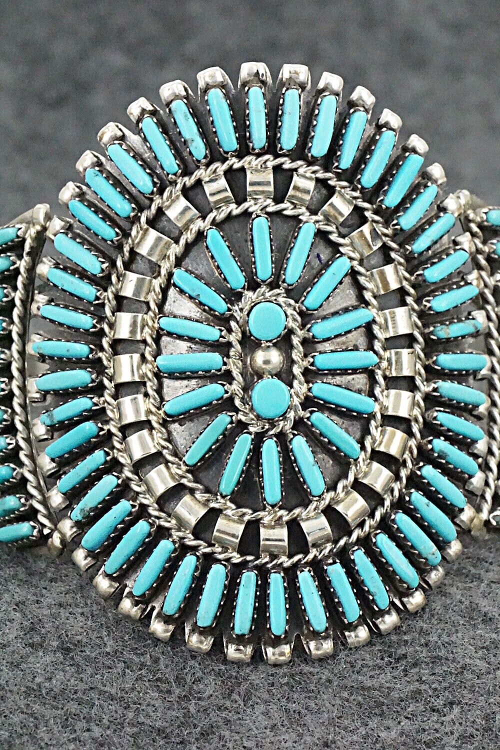 Turquoise & Sterling Silver Bracelet - Charlie John