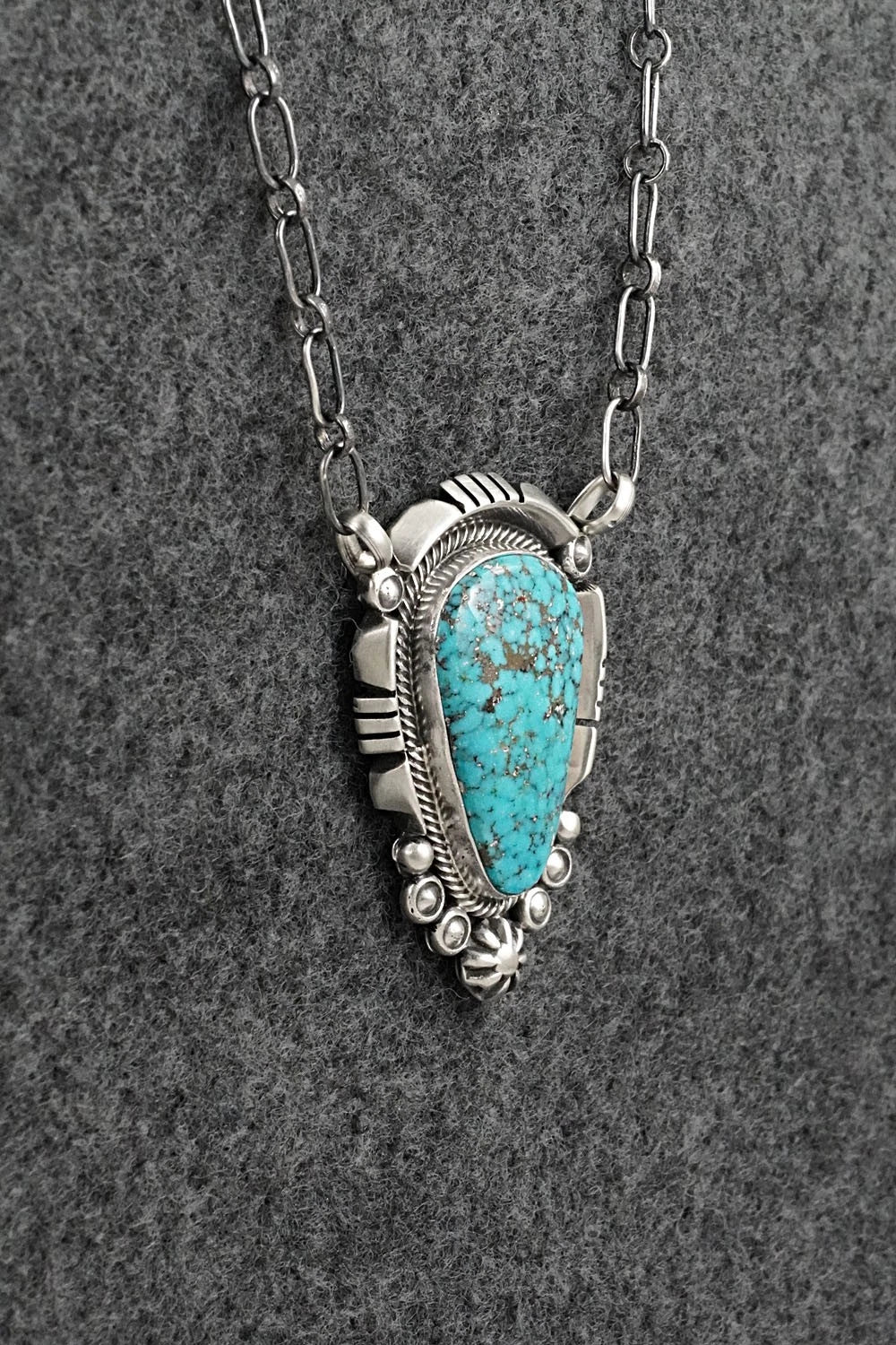Turquoise & Sterling Silver Necklace - Daniel Benally