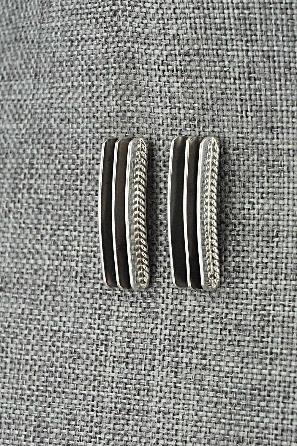 Sterling Silver Earrings - Darrell Yazzie