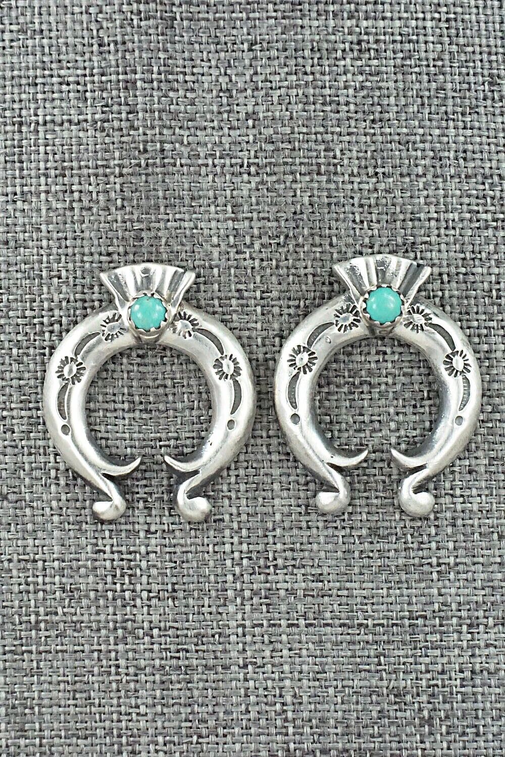 Turquoise & Sterling Silver Earrings - Paige Gordon