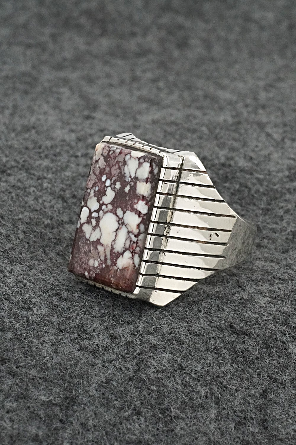 Wild Horse & Sterling Silver Ring - Trevor Jack - Size 12.5