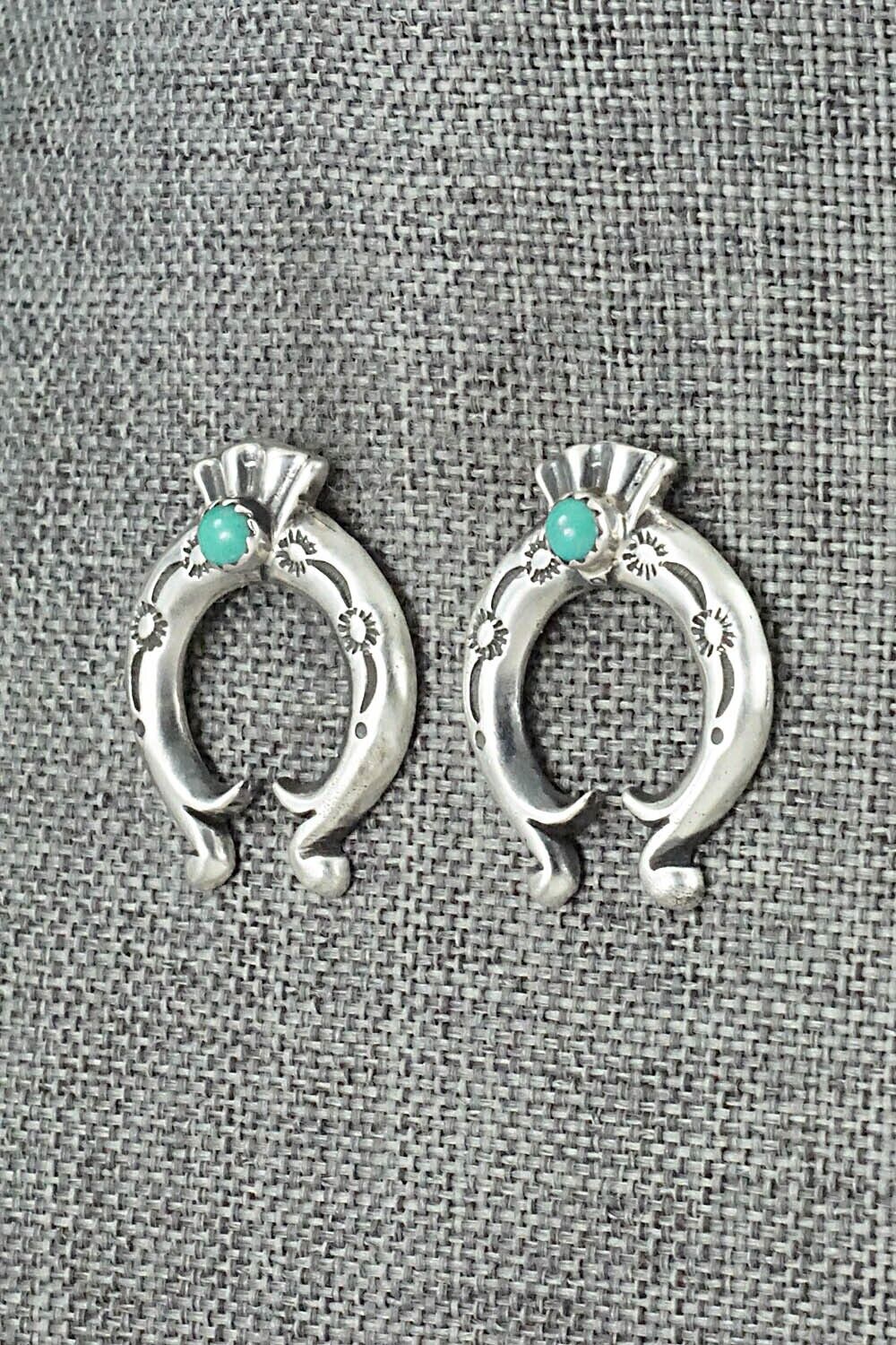 Turquoise & Sterling Silver Earrings - Paige Gordon