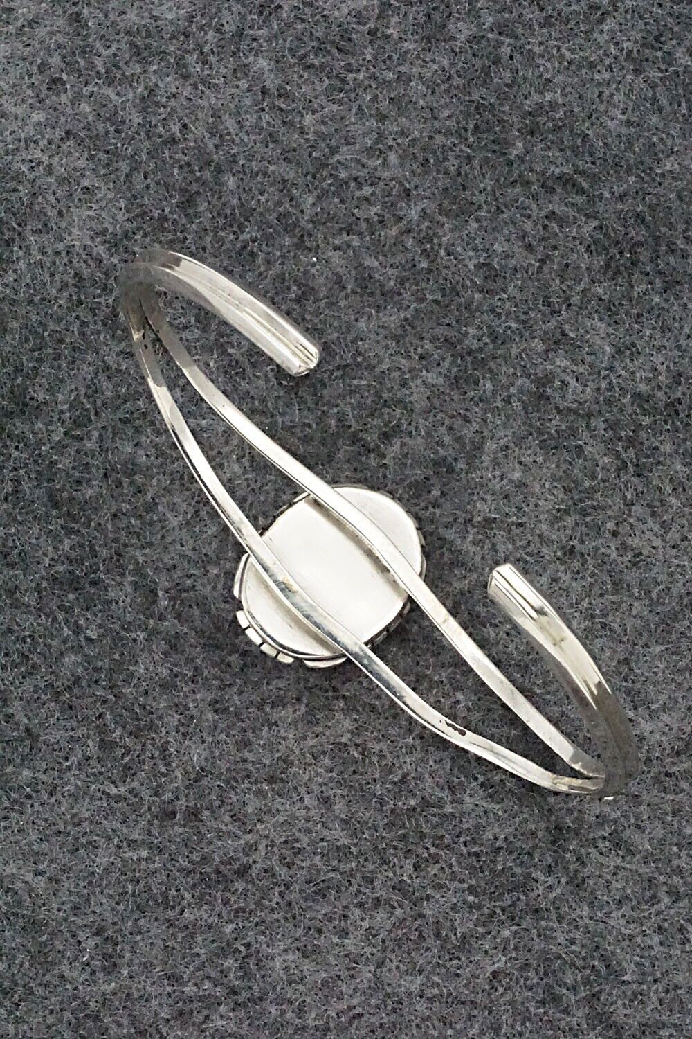 Opalite & Sterling Silver Bracelet - Amos Begay