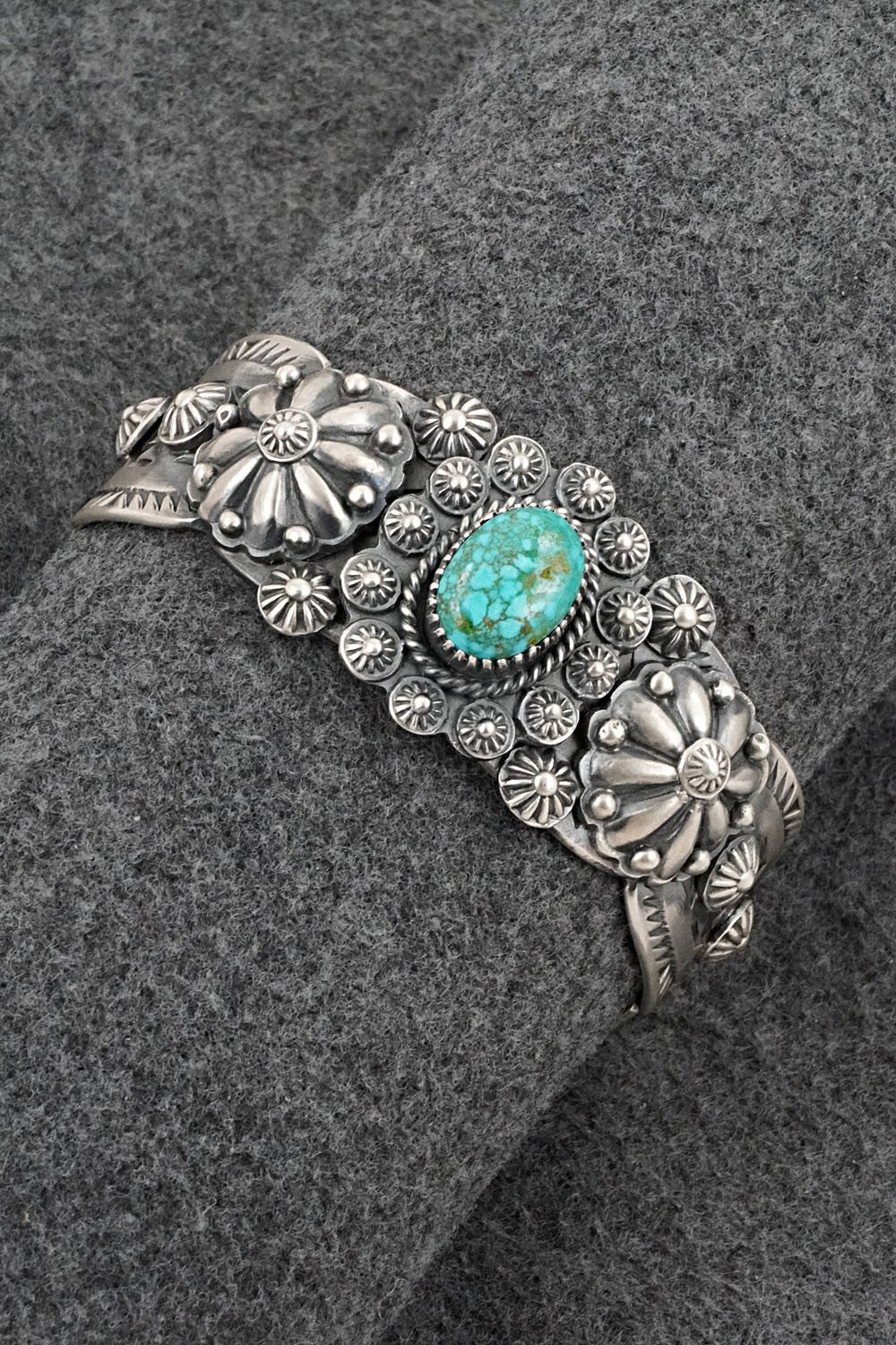 Turquoise & Sterling Silver Bracelet - Andrew Gordon