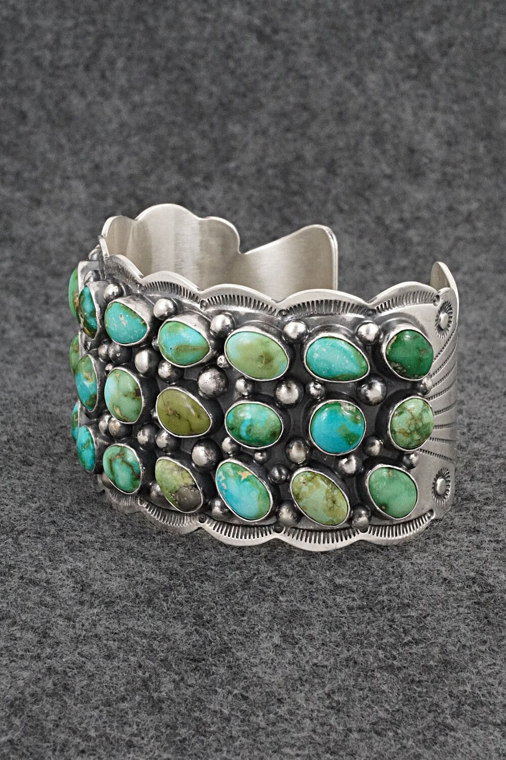 Turquoise & Sterling Silver Bracelet - Tom Lewis
