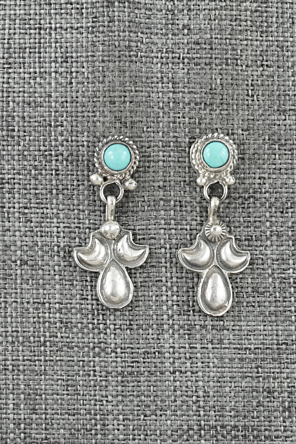 Turquoise & Sterling Silver Earrings - Sharon McCarthy